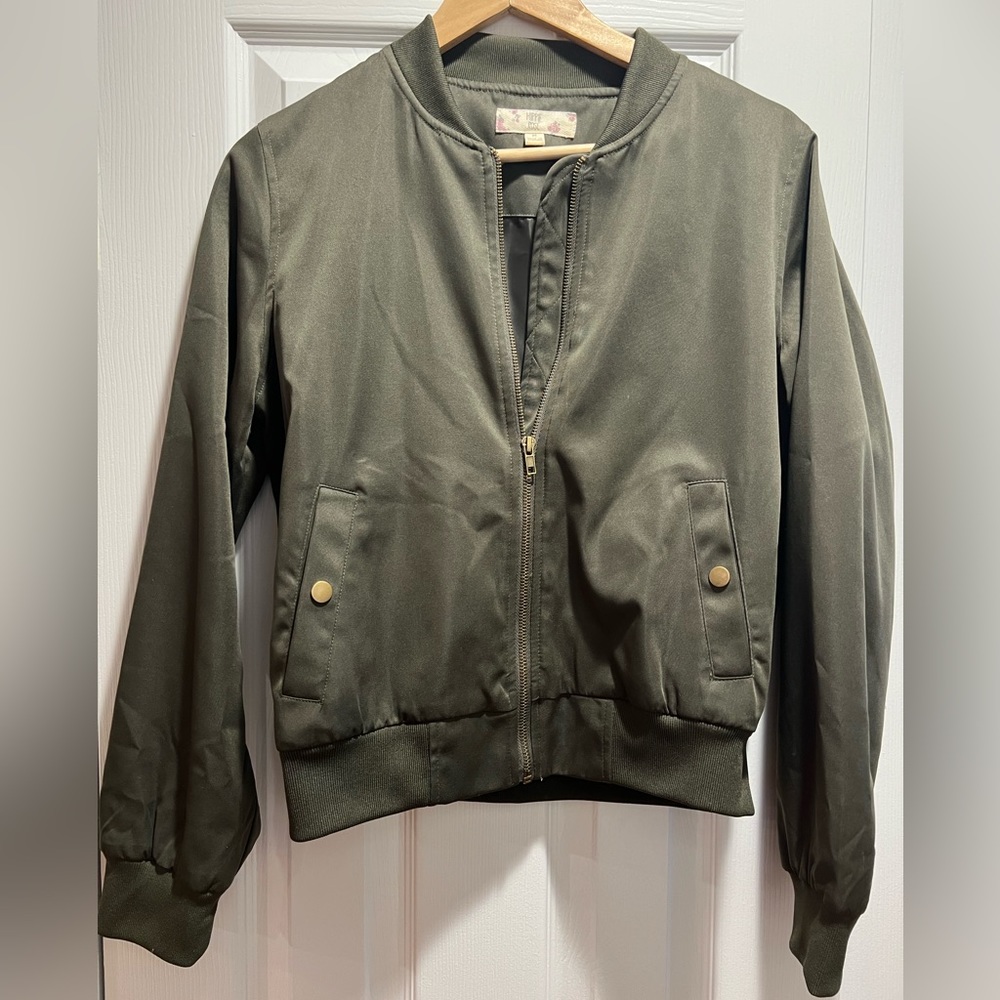 Hippie Rose Juniors Bomber Jacket